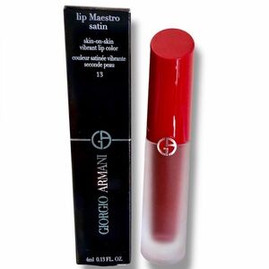 Giorgio Armani Lip Maestro Satin Long-Lasting Lipstick in shade 13, Gala Night